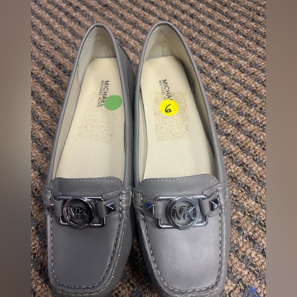 Michael Kors Silver Women's Loafers - Picture 1 of 3
